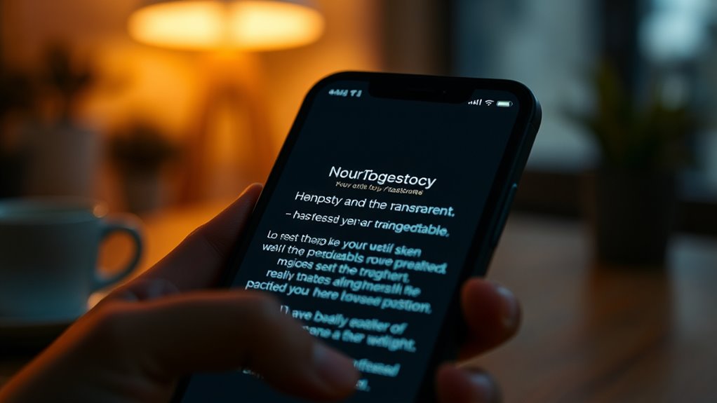 build trust through transparency