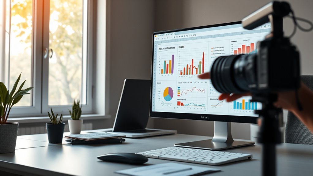 create clear visual data