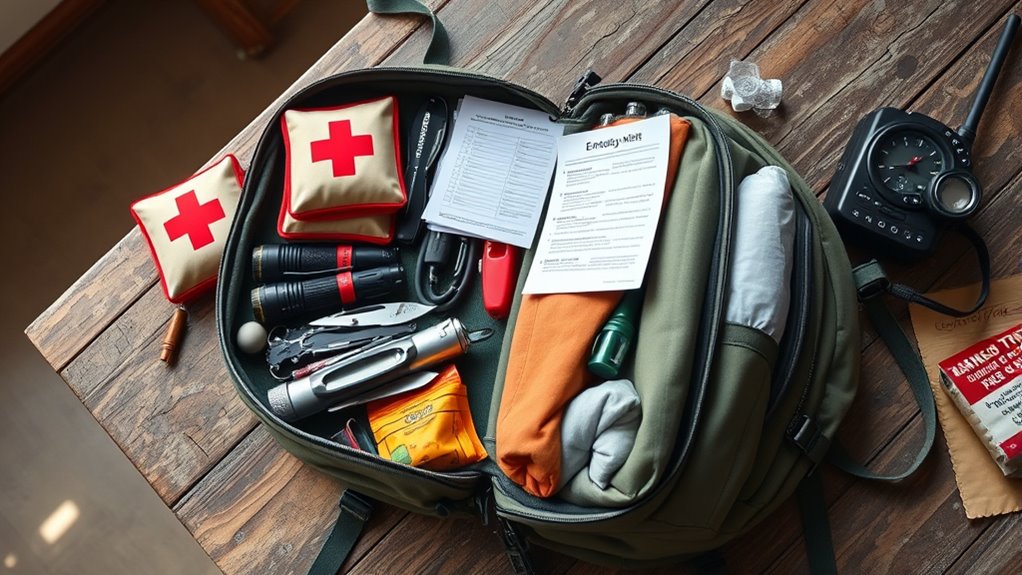 emergency gear and backup power