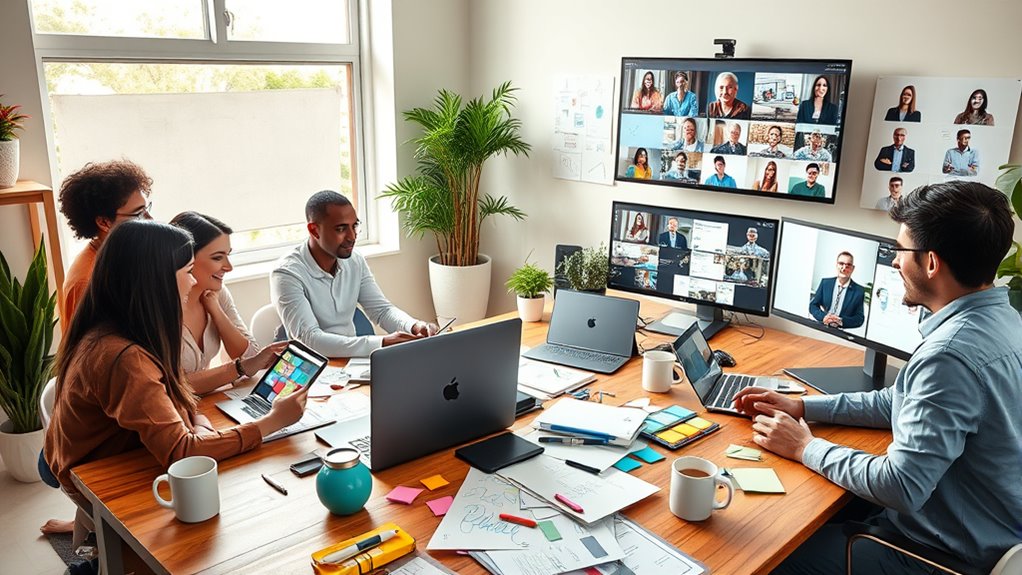 engage virtually through collaboration