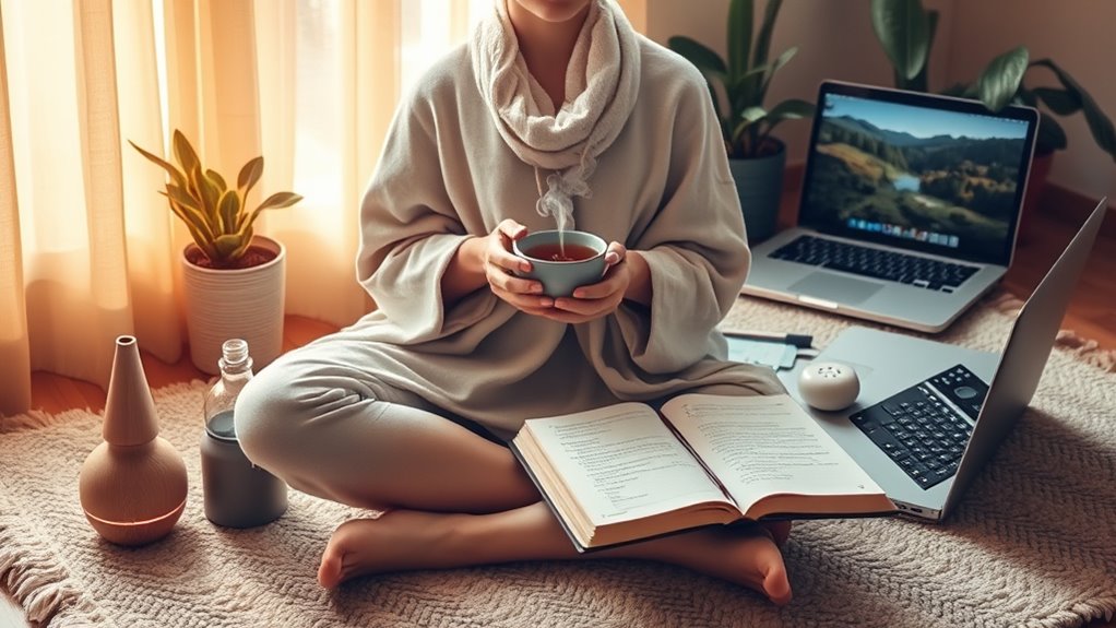 prioritize mindful self care routines