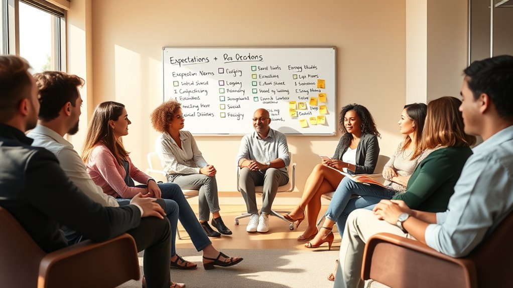 set clear team expectations