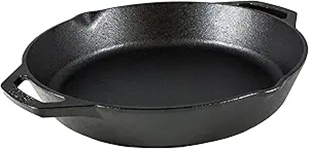 12 inch pre seasoned cast iron