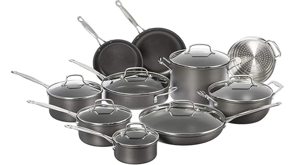 17 piece cookware set