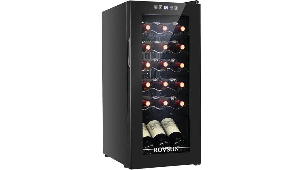 18 bottle wine cooler