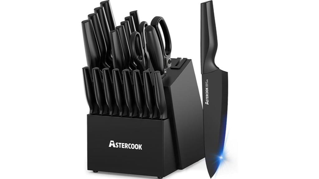 21 piece knife set