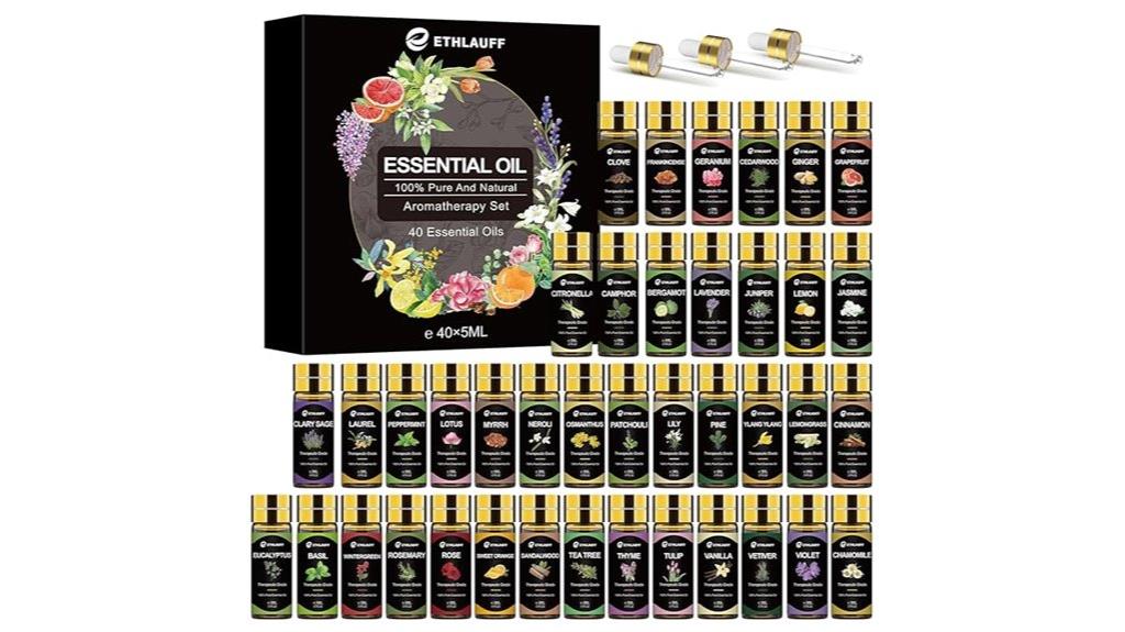 40 essential oils set