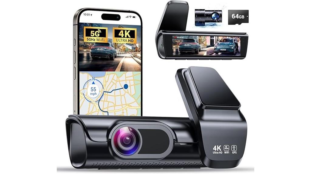 4k gps dash cam