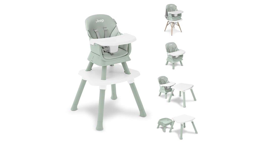 adjustable 6 in 1 high chair