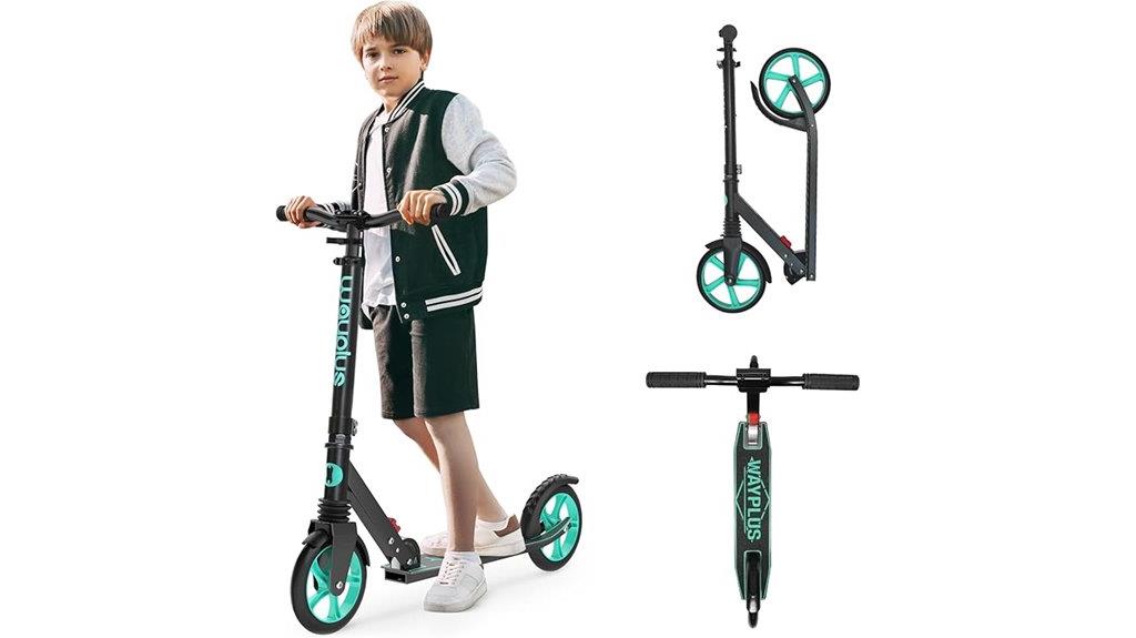 adjustable 8 inch kick scooter