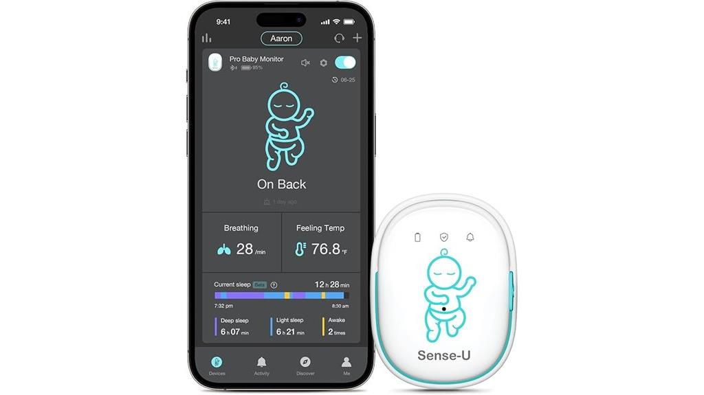 baby monitor with vibration