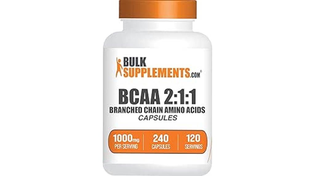 bcaa capsules 2 1 1 ratio