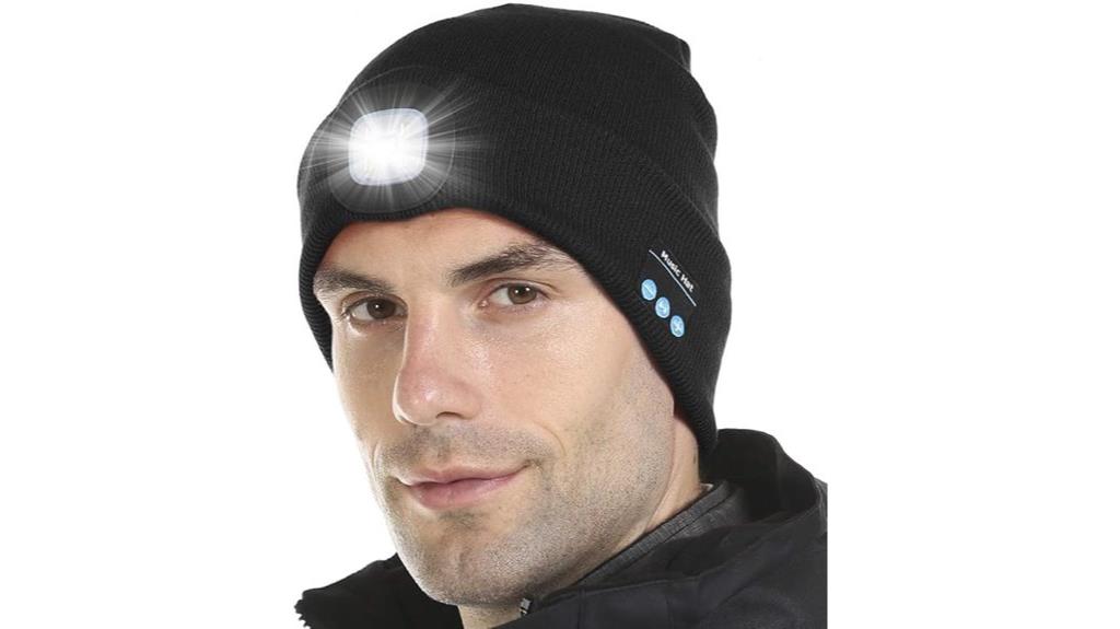 bluetooth beanie with lights