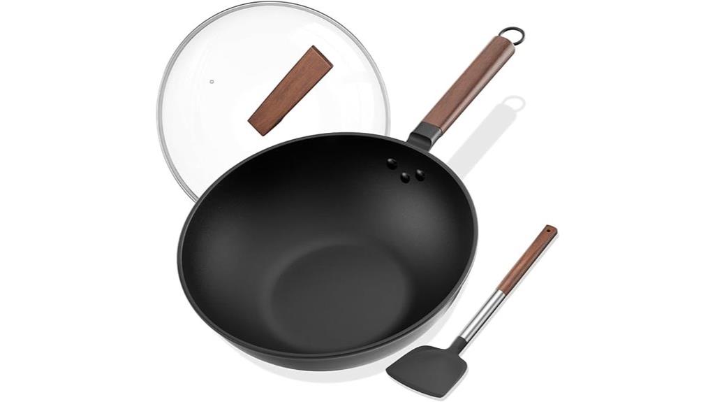 carbon steel wok set