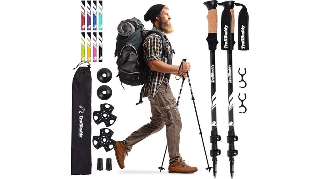 collapsible trekking poles gear