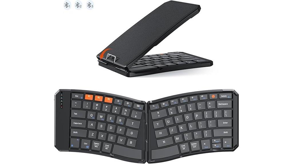compact foldable bluetooth keyboard