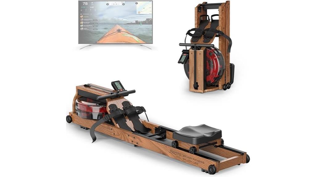 compact home rowing machine