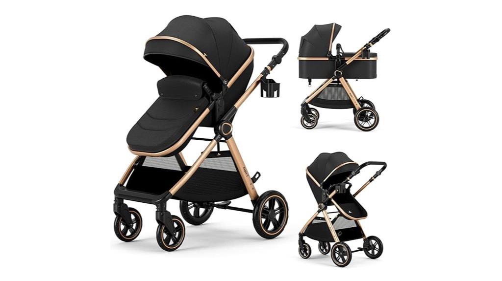 convertible baby stroller bassinet