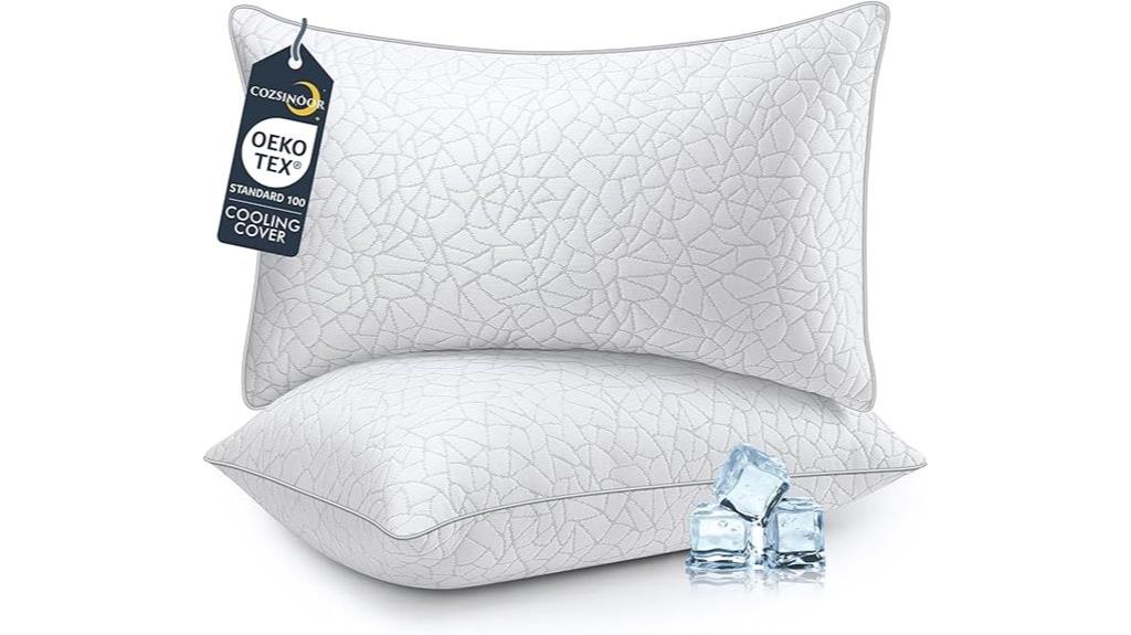 cooling queen bed pillows