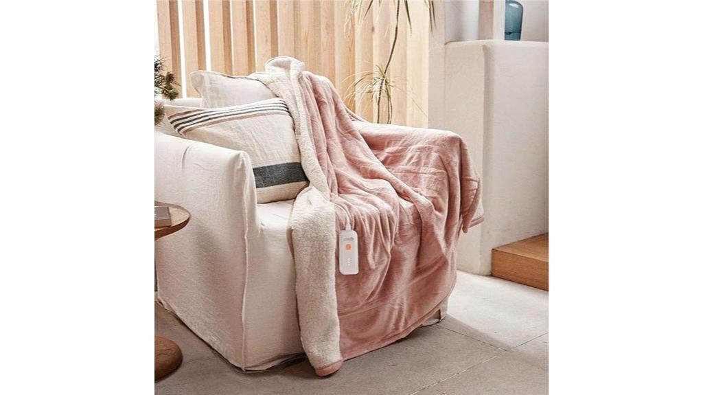 cozy electric blanket throw