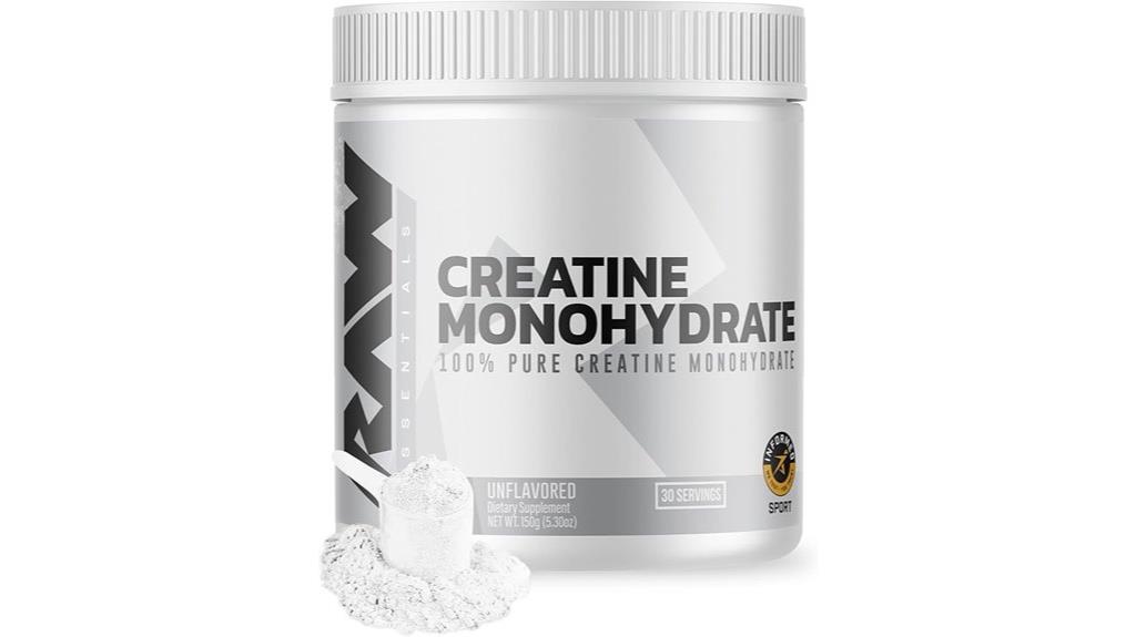 creatine monohydrate powder pack