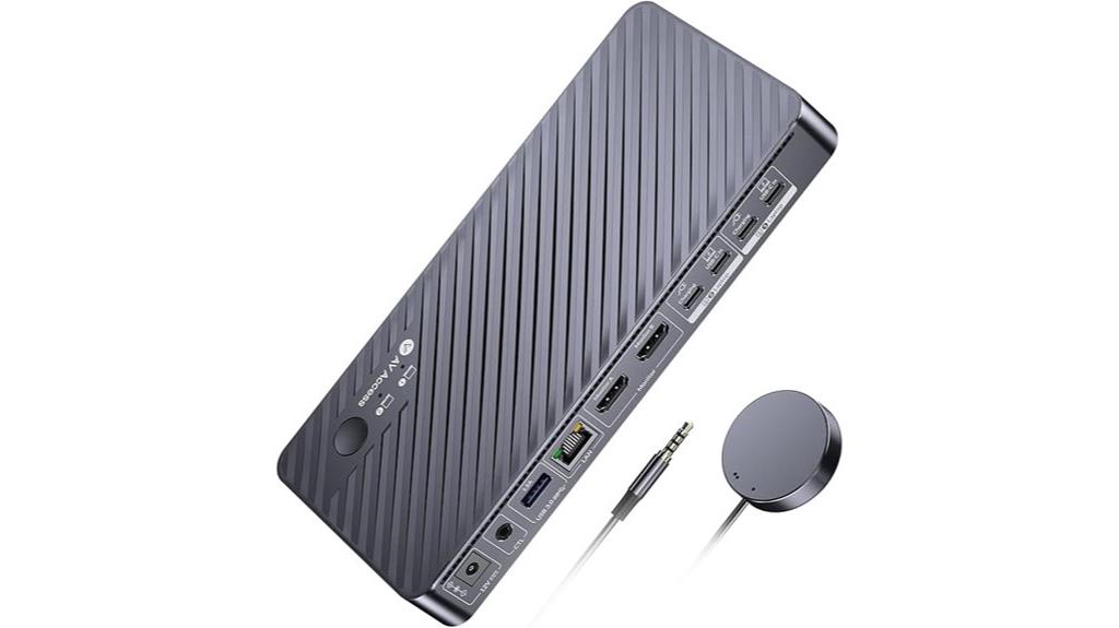 dual monitor laptop kvm