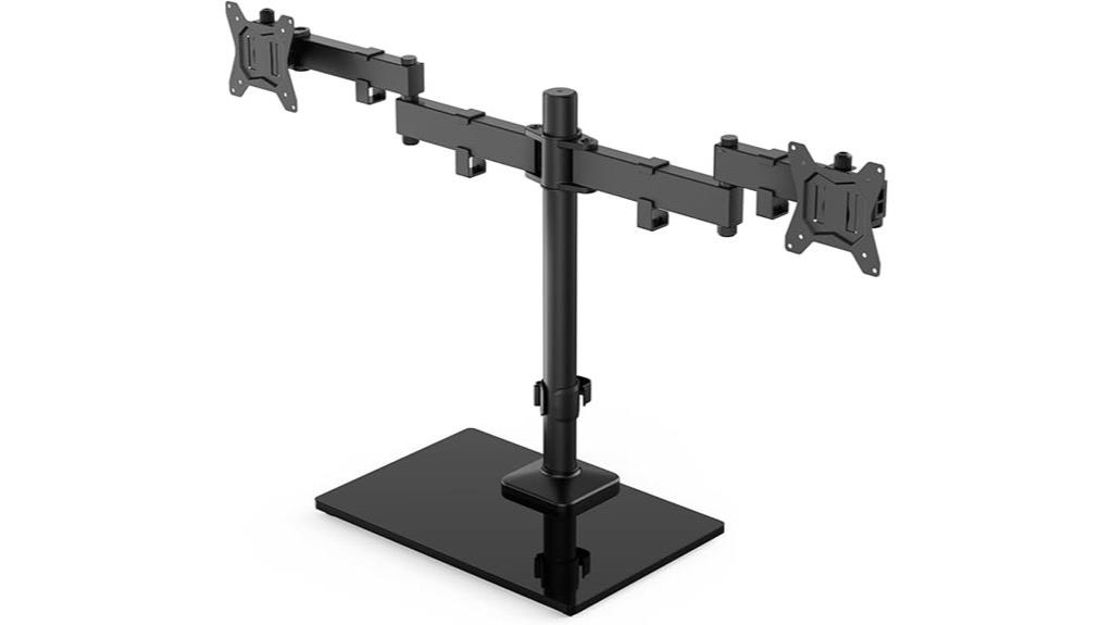 dual screen monitor stand
