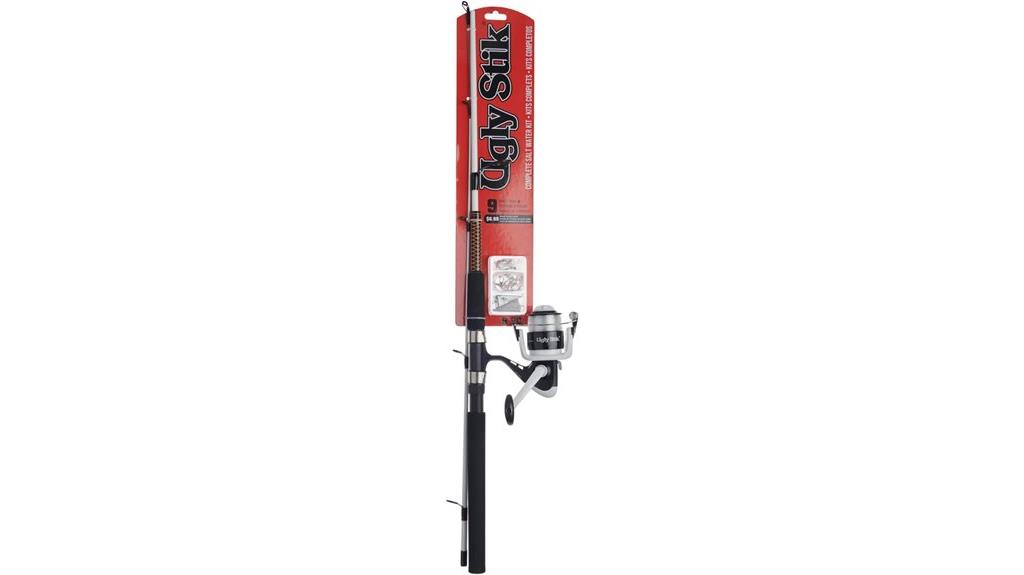 durable spincast fishing kit