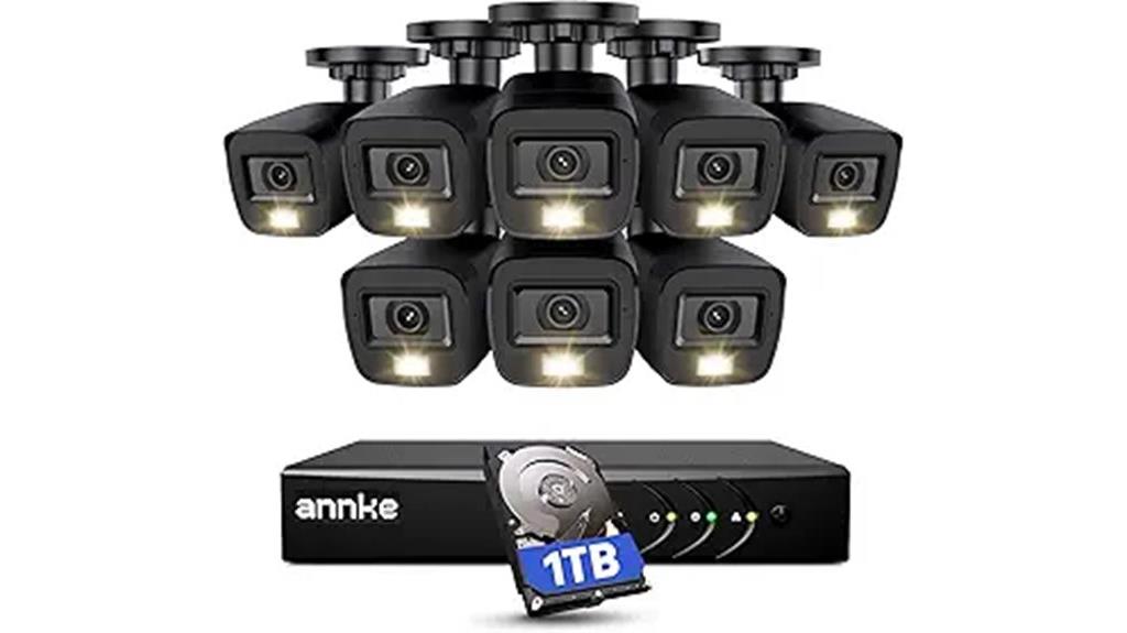 eight camera wired security system