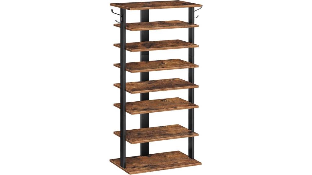 eight tier shoe organizer