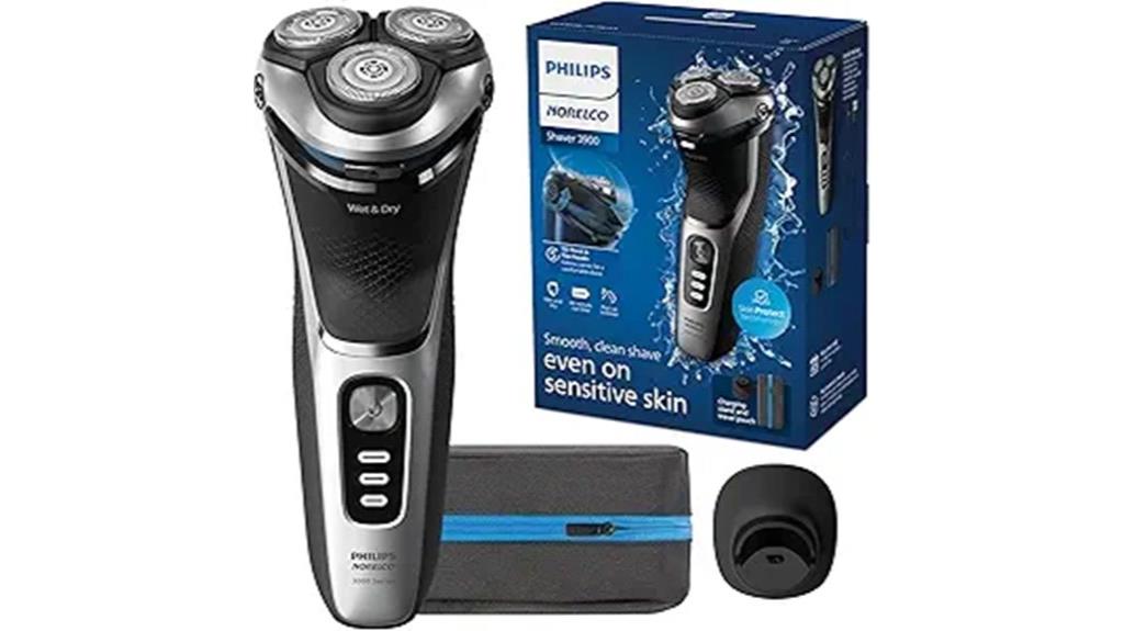 electric shaver wet dry philips