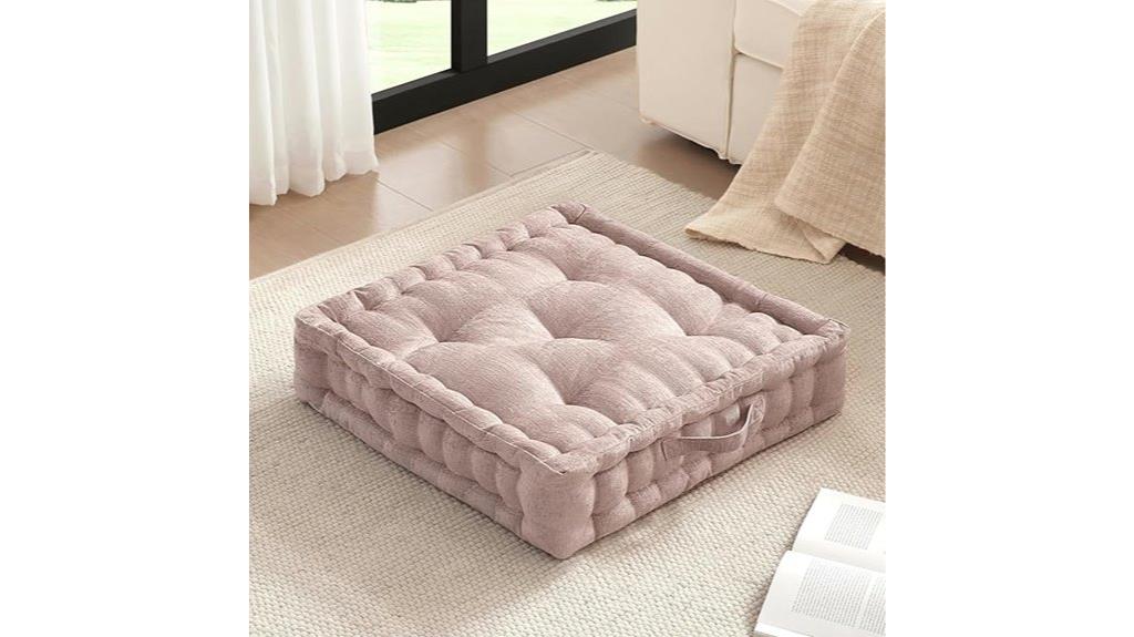 elegant large meditation cushion