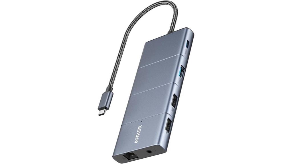 eleven port usb c hub