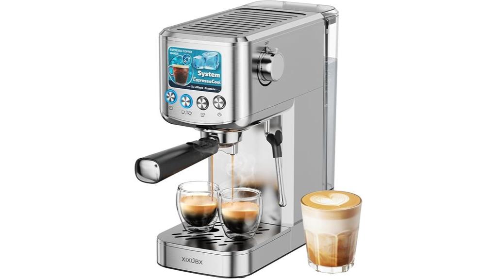 espresso with frother tank