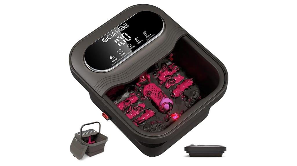 foldable foot spa with heat