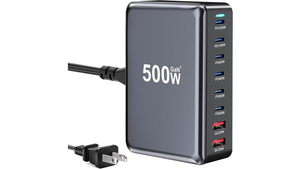 high power multi port charger