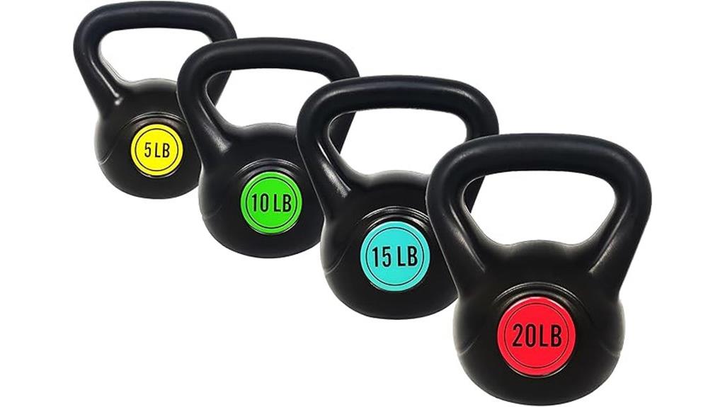 home gym kettlebell set