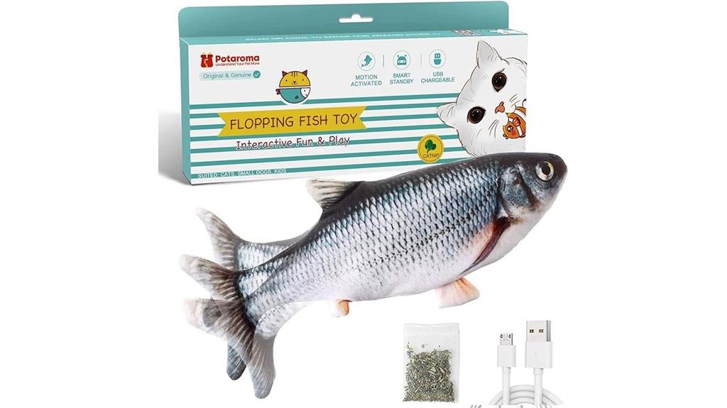 interactive cat fish toy