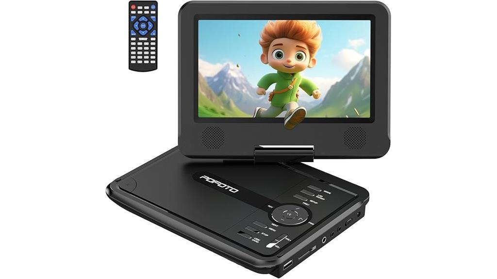 kids 9 5 inch portable dvd