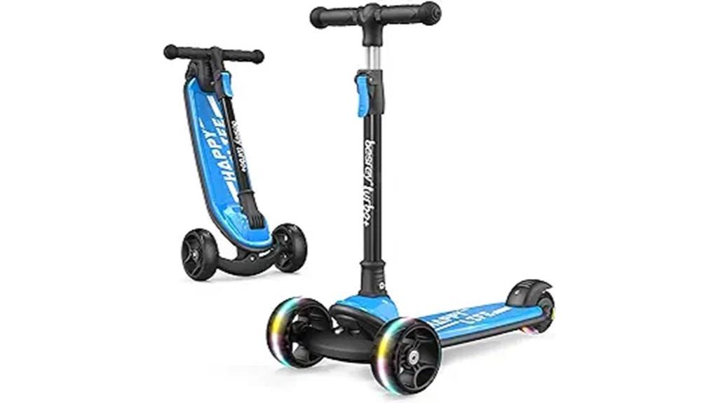 kids folding kick scooter