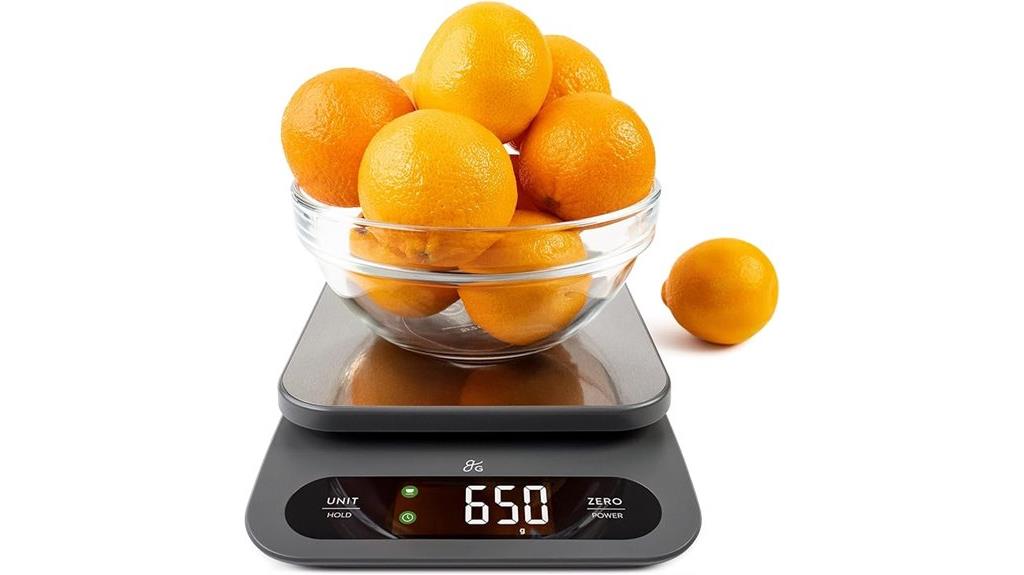 kitchen scale with 10kg capacity