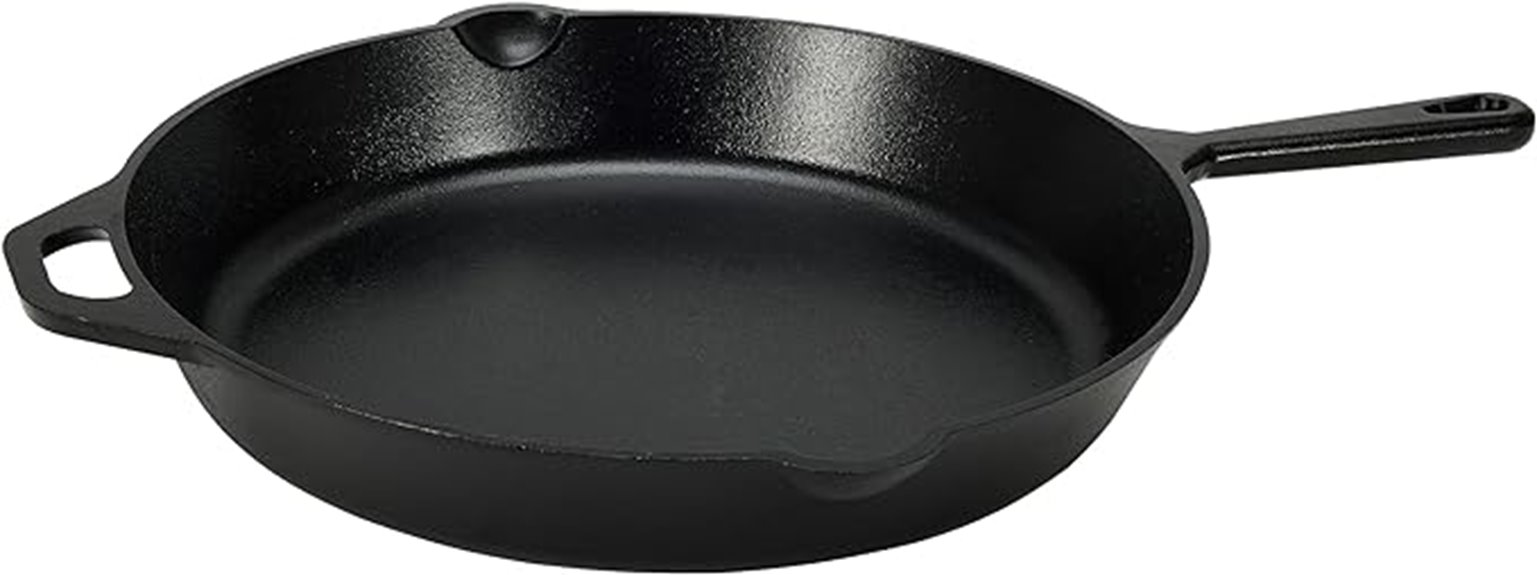 large black cast iron