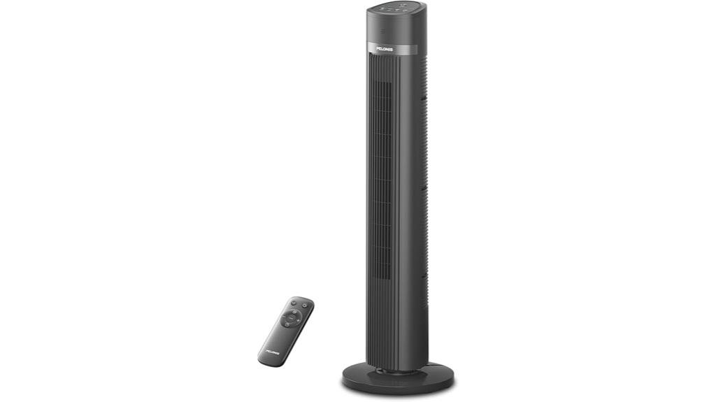 large bladeless tower fan