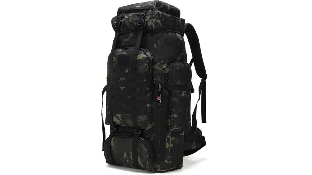 large capacity hiking backpack