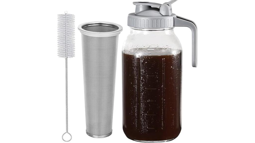 large glass cold brew