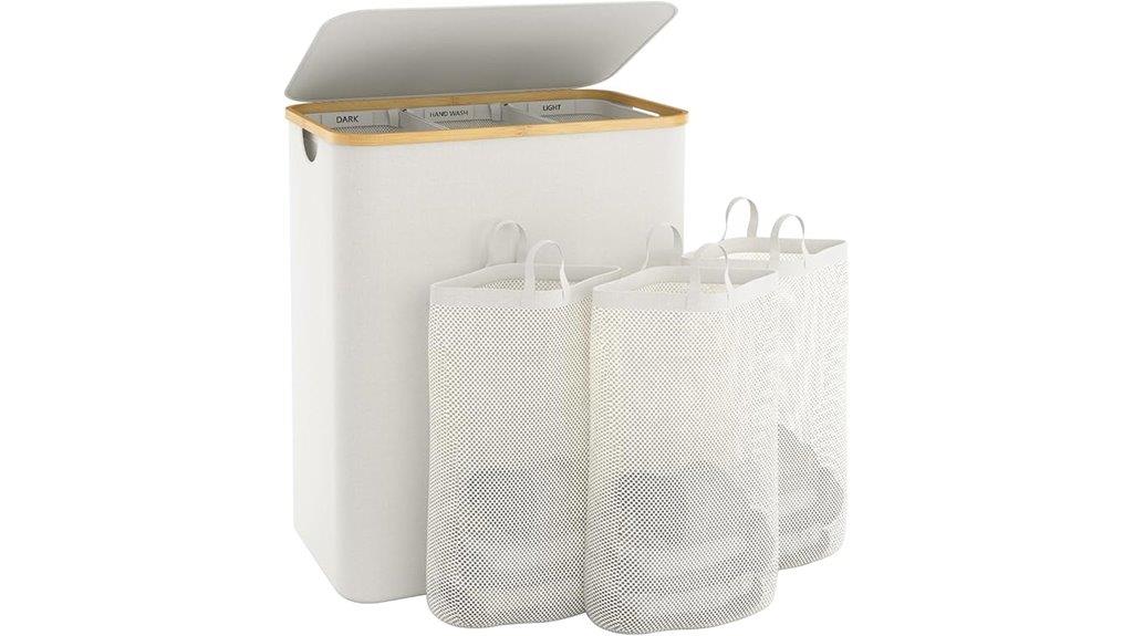 large lid covered laundry hamper