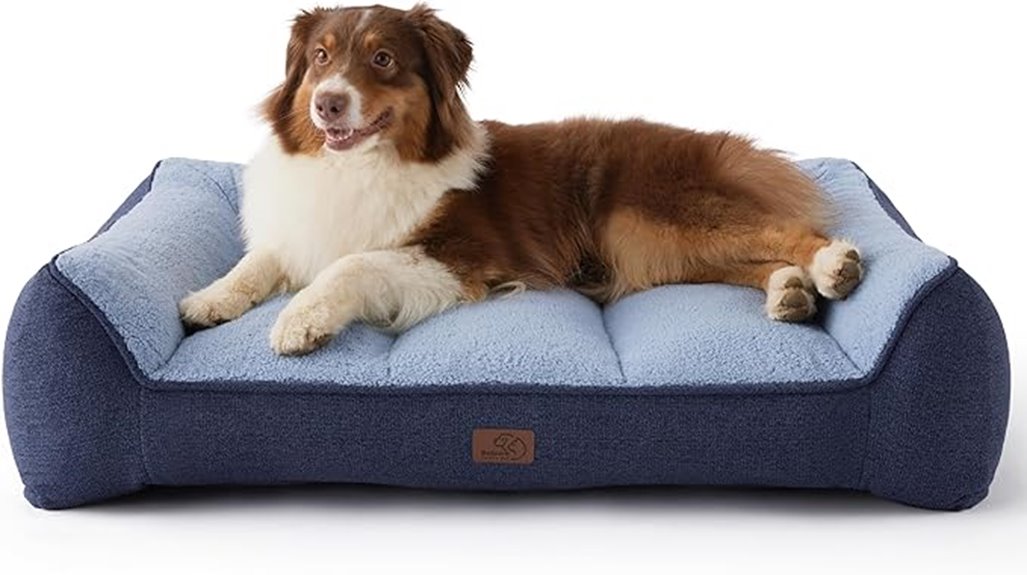 large orthopedic dog bed