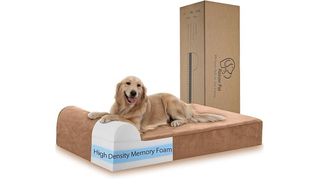 large size orthopedic dog bed
