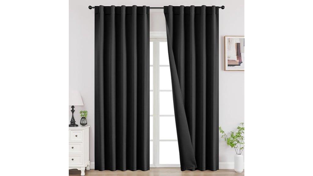 long blackout curtain panels