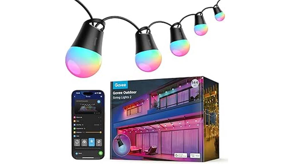 long outdoor string lights